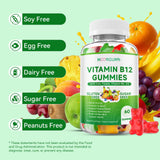 MOORGUMY Vitamin B12 Gummies with fresh fruits