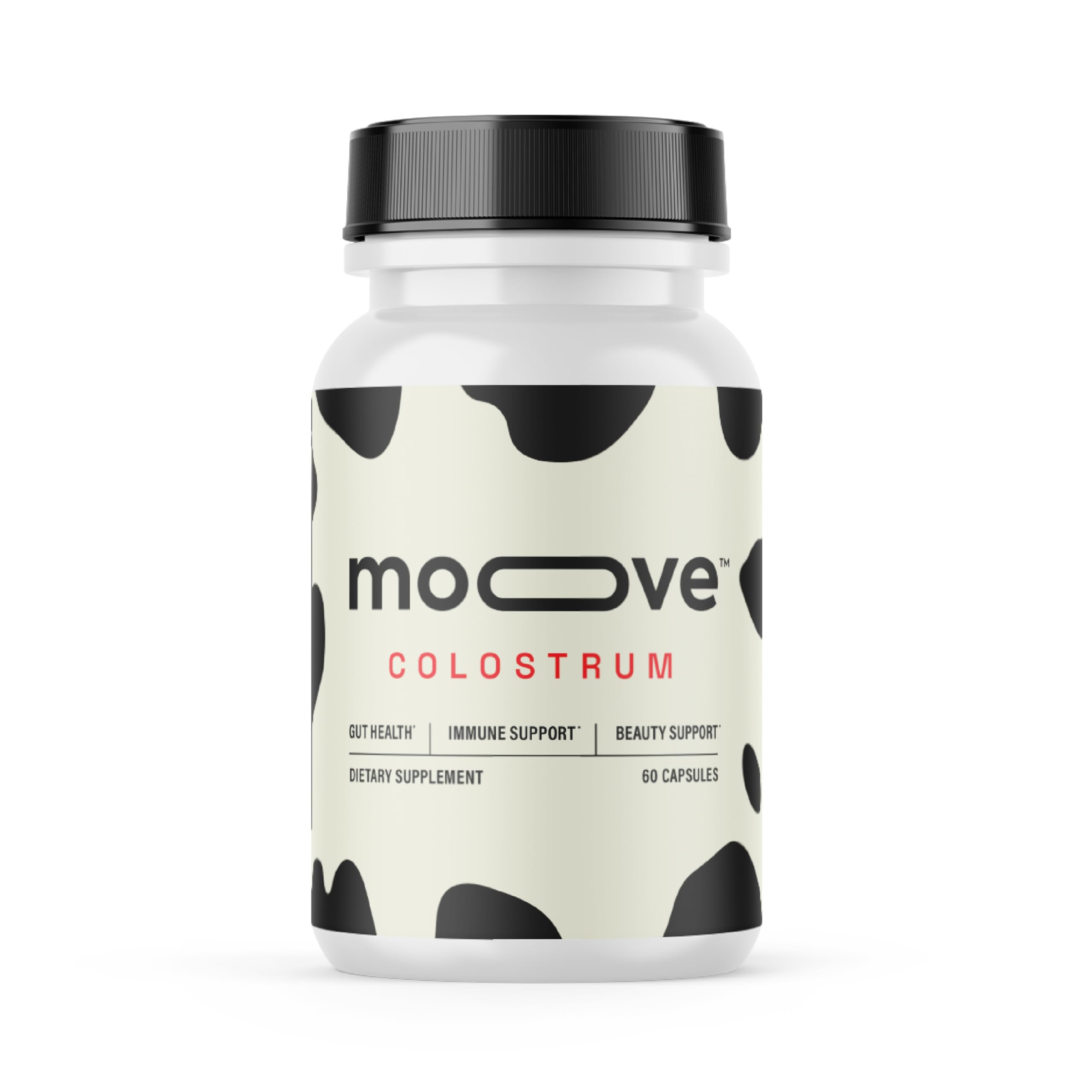MOOVE Colostrum Supplement 60 capsules front view