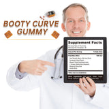 mopayzer Booty Curve Gummies capsules on a wooden surface