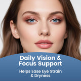 MORANDEE Eye Support Formula 15-in-1 Blend capsules on a table
