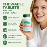 MORANDEE Strawberry Chewable Probiotics tablets close-up