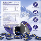 Moravax Shilajit Gummies ingredients list on packaging