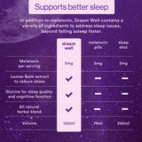 More Labs Dream Well 5MG Melatonin Sleep Drink liquid