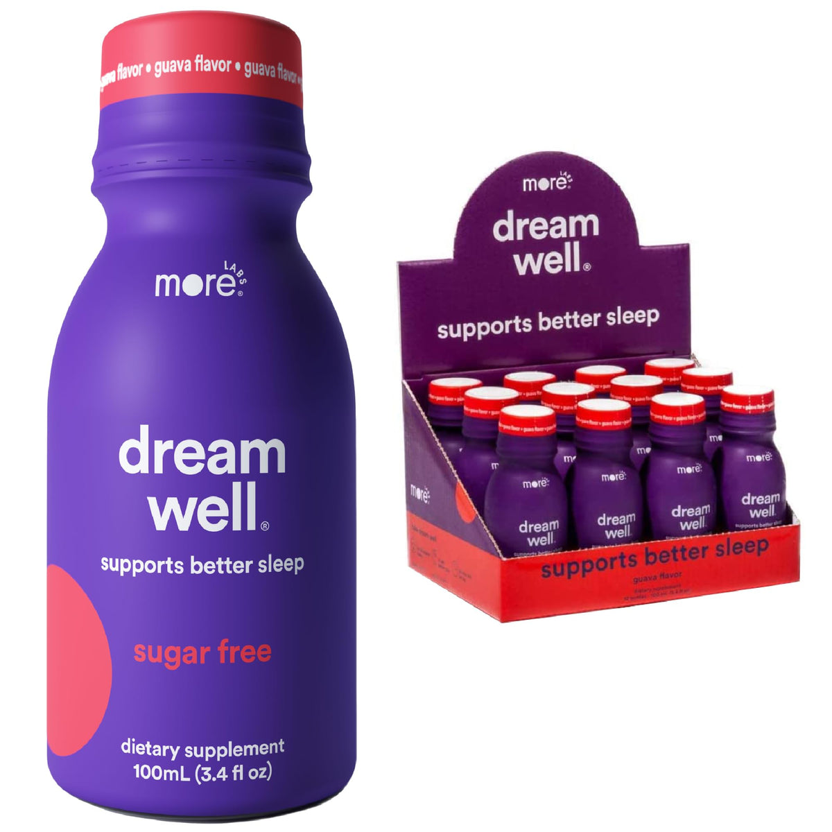 More Labs Dream Well Sleep Supplement bottle front view