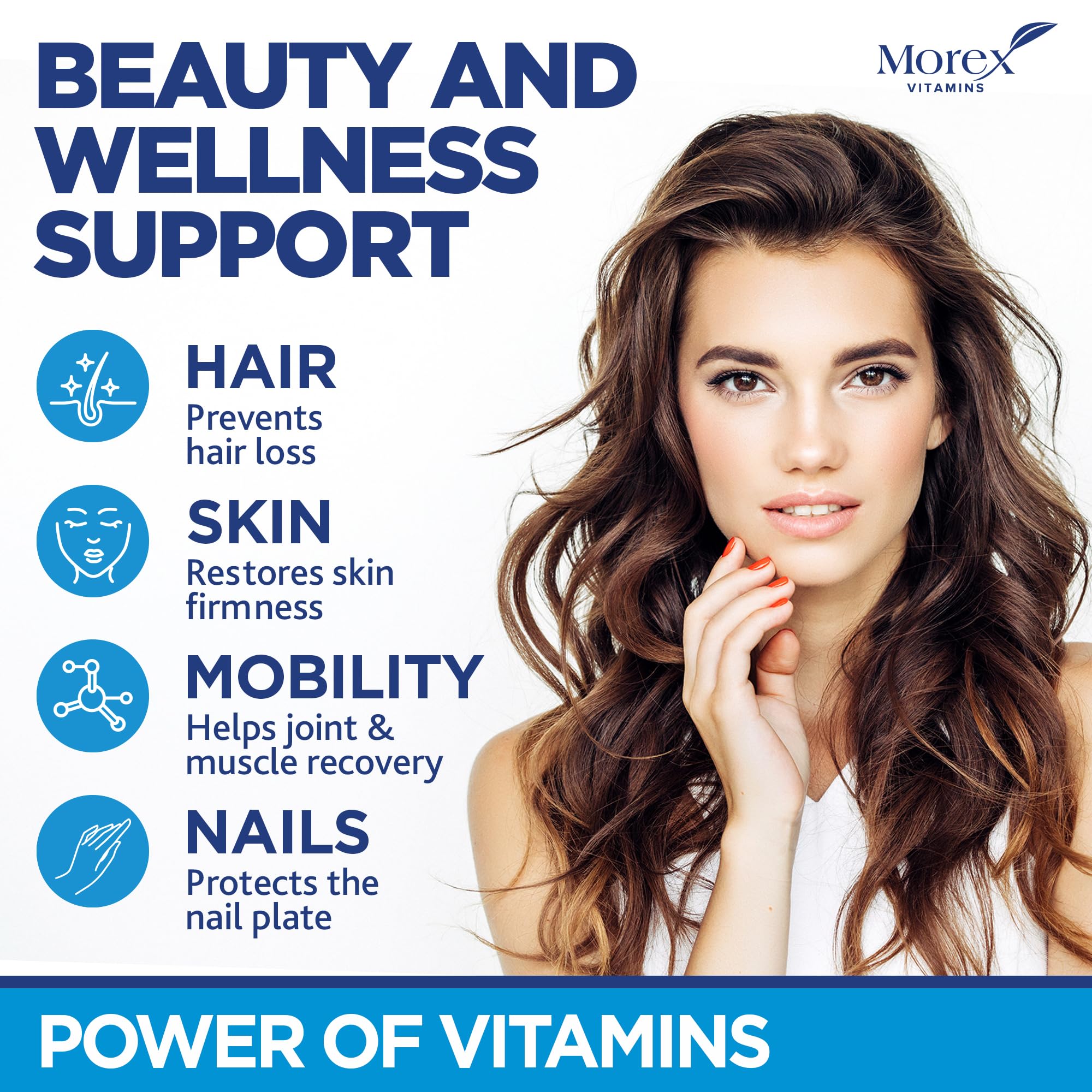 MOREX VITAMINS Biotin Gummies with natural berry flavour