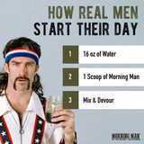 MORNING MAN Spirulina Supplement 390g packaging details