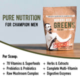 MORNING MAN Spirulina Supplement 390g side view