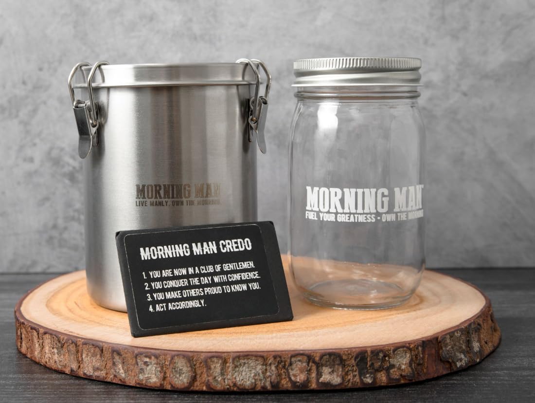 MORNING MAN Spirulina Supplement 390g with other supplements
