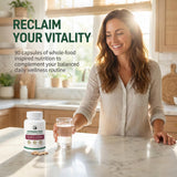 MORNING RISE Beef Organ Blend bottle with capsules