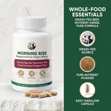 MORNING RISE Beef Organ Blend bottle with label