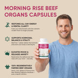 MORNING RISE Liver Extracts bottle side view