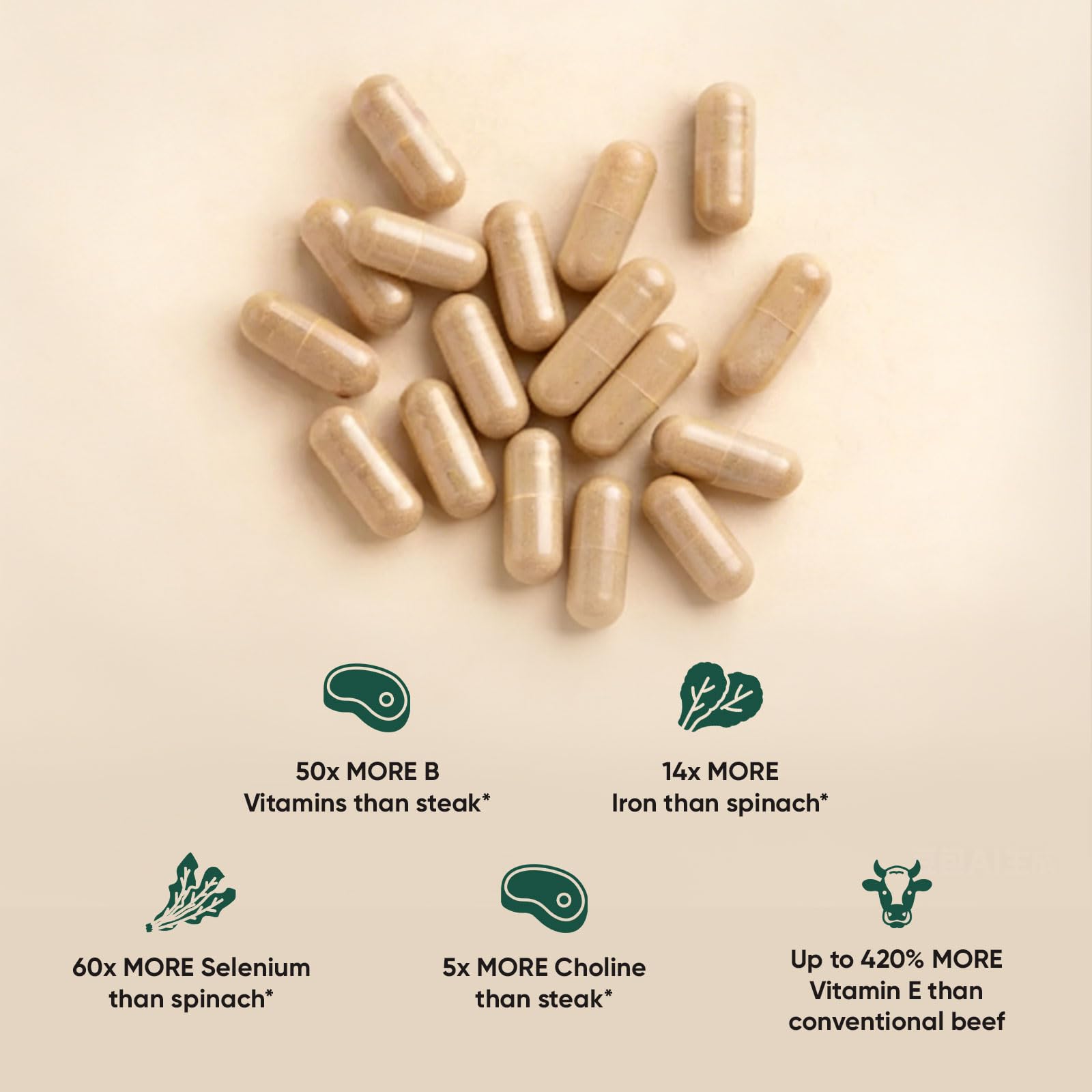 MORNING RISE Liver Extracts capsules close-up