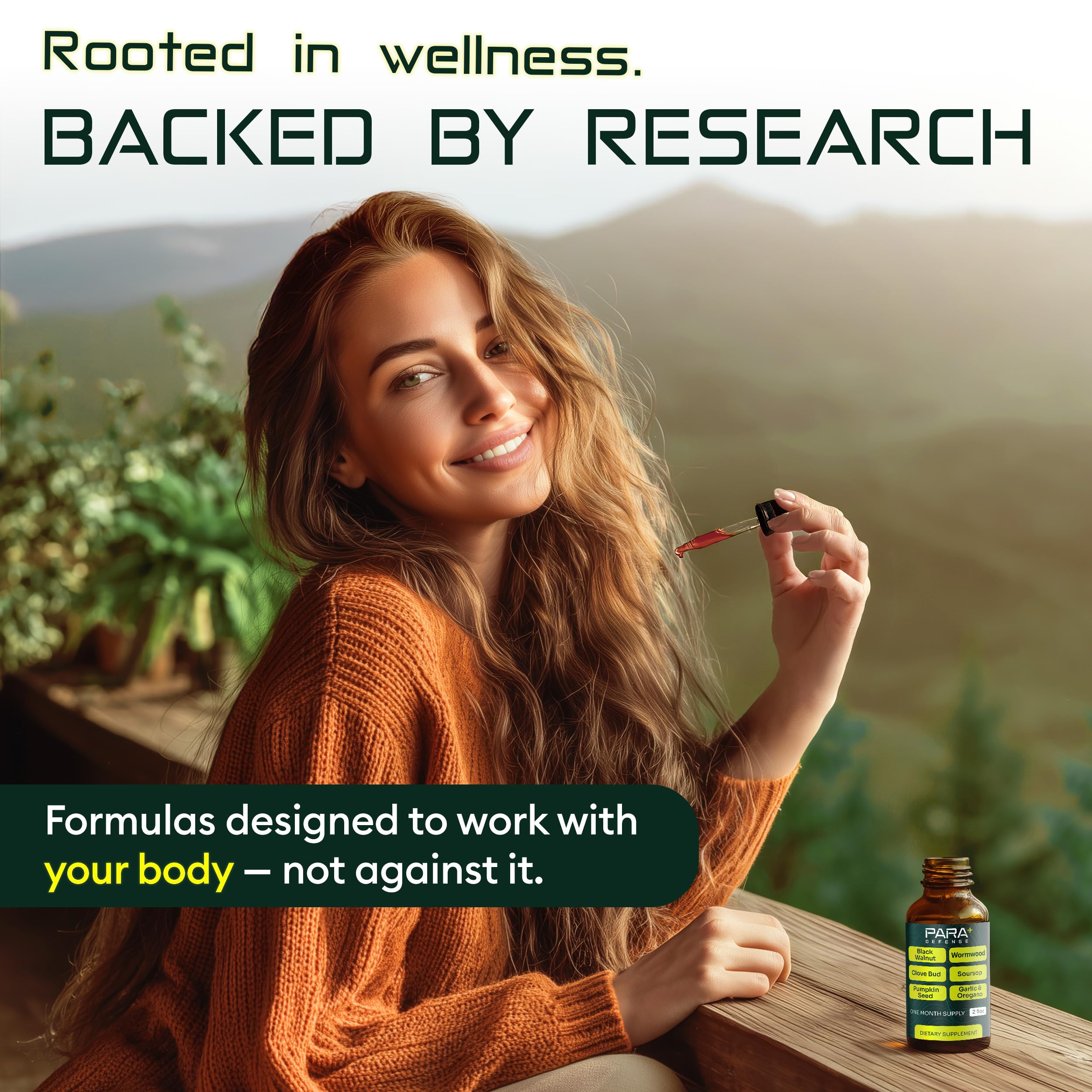 Morpha Organics ParaDefense Herbal Supplement with herbal ingredients