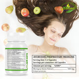 Morsan Nutraveda Bhringraj Capsules bottle with 60 veggie capsules