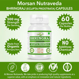 Morsan Nutraveda Bhringraj Capsules with measuring spoon