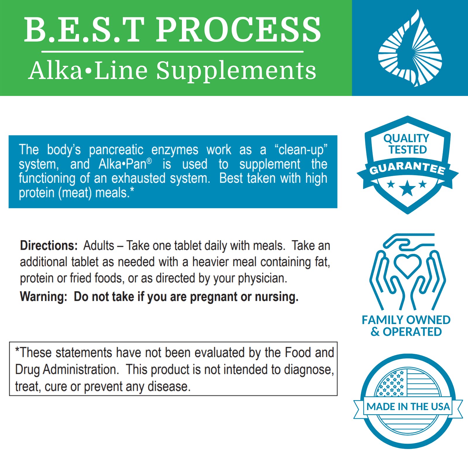 Morter HealthSystem Alka-Pan Multi-Enzyme Supplement capsule close-up
