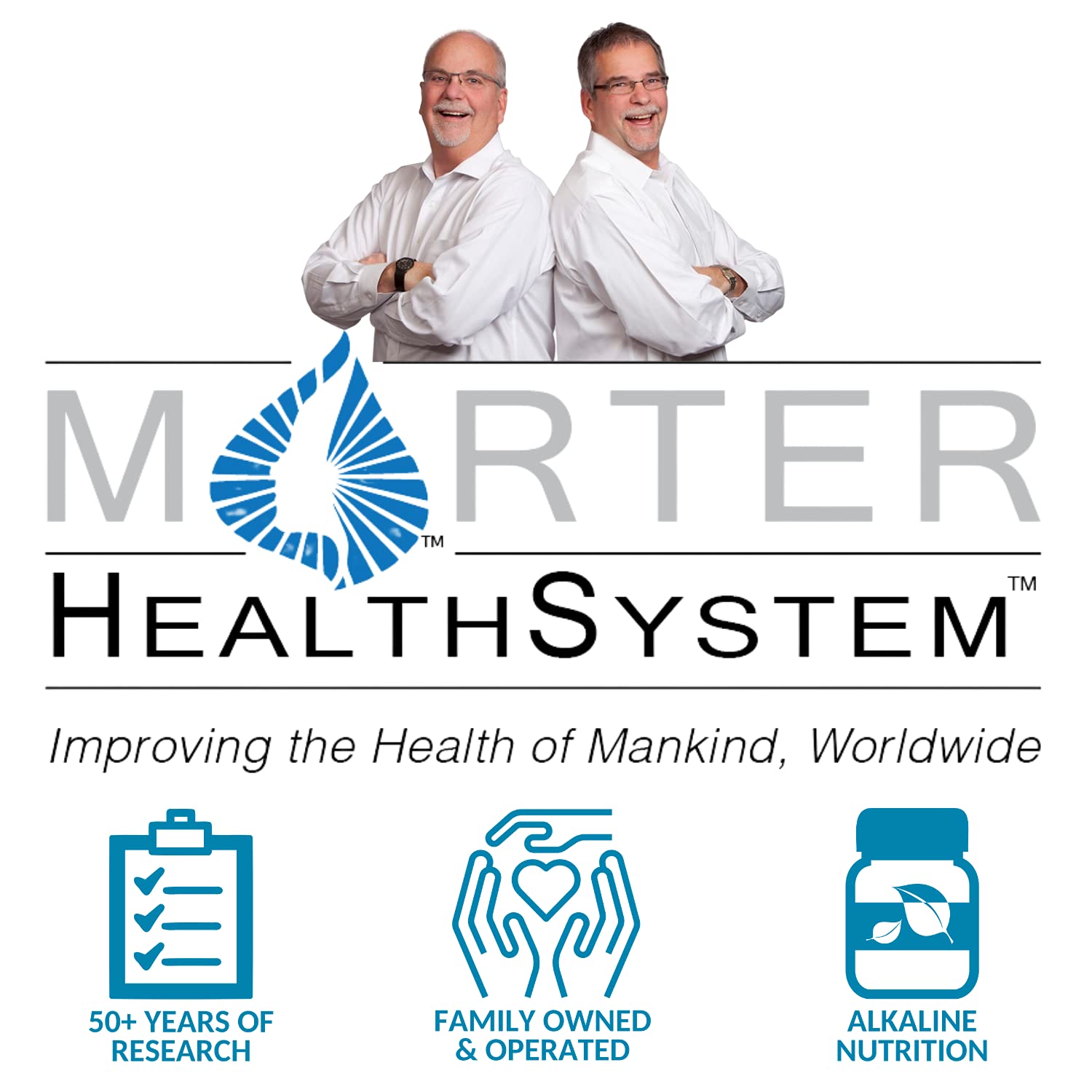 Morter HealthSystem Alka-Pan Multi-Enzyme Supplement on a table