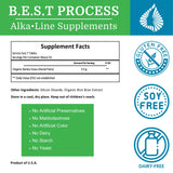 Morter HealthSystem AlkaGreen Tablets back view with ingredient list