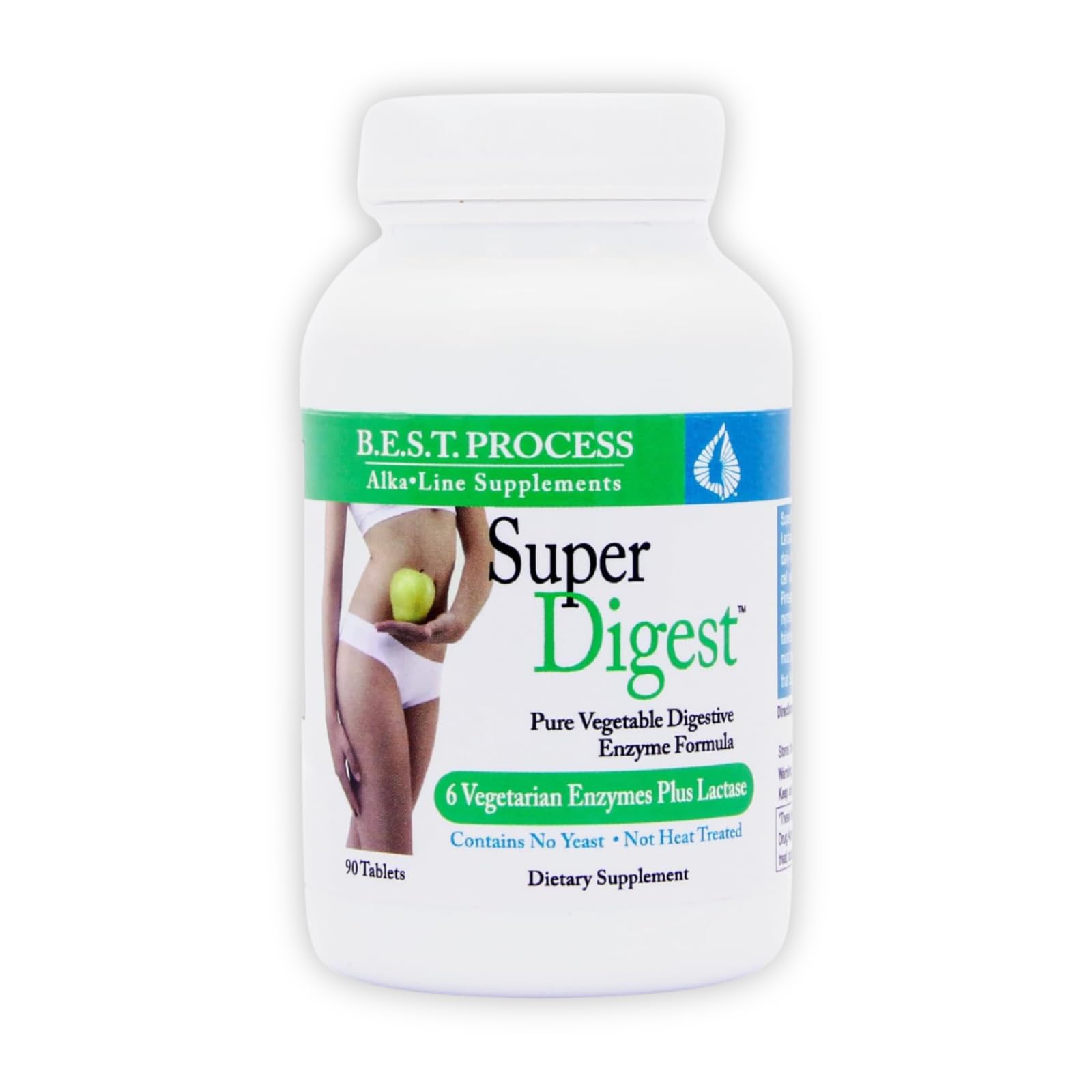 Morter HealthSystem SuperDigest multi-enzyme supplement front view