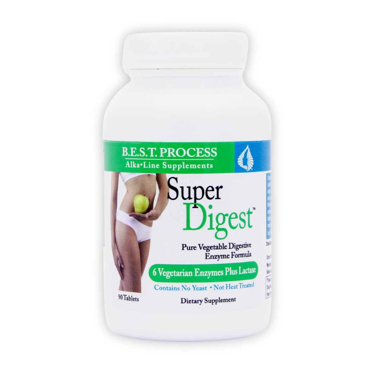 Morter HealthSystem SuperDigest multi-enzyme supplement front view