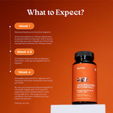 Morvits Akkermansia Probiotic Capsules with a measuring spoon for dosage