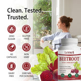 Morvyn Lemeli Beetroot Capsules in a lifestyle setting