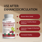 Morvyn Lemeli Beetroot Capsules on a wooden table