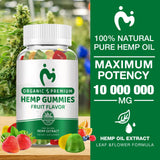 MOSRAY Hemp Gummies close-up, gummy texture