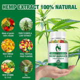MOSRAY Hemp Gummies Omega 3-6-9, natural and organic