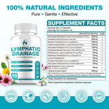MOSRAY Lymphatic Drainage Support Capsules opened bottle