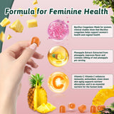 Mosslly Women's Health Gummies vegan label close-up