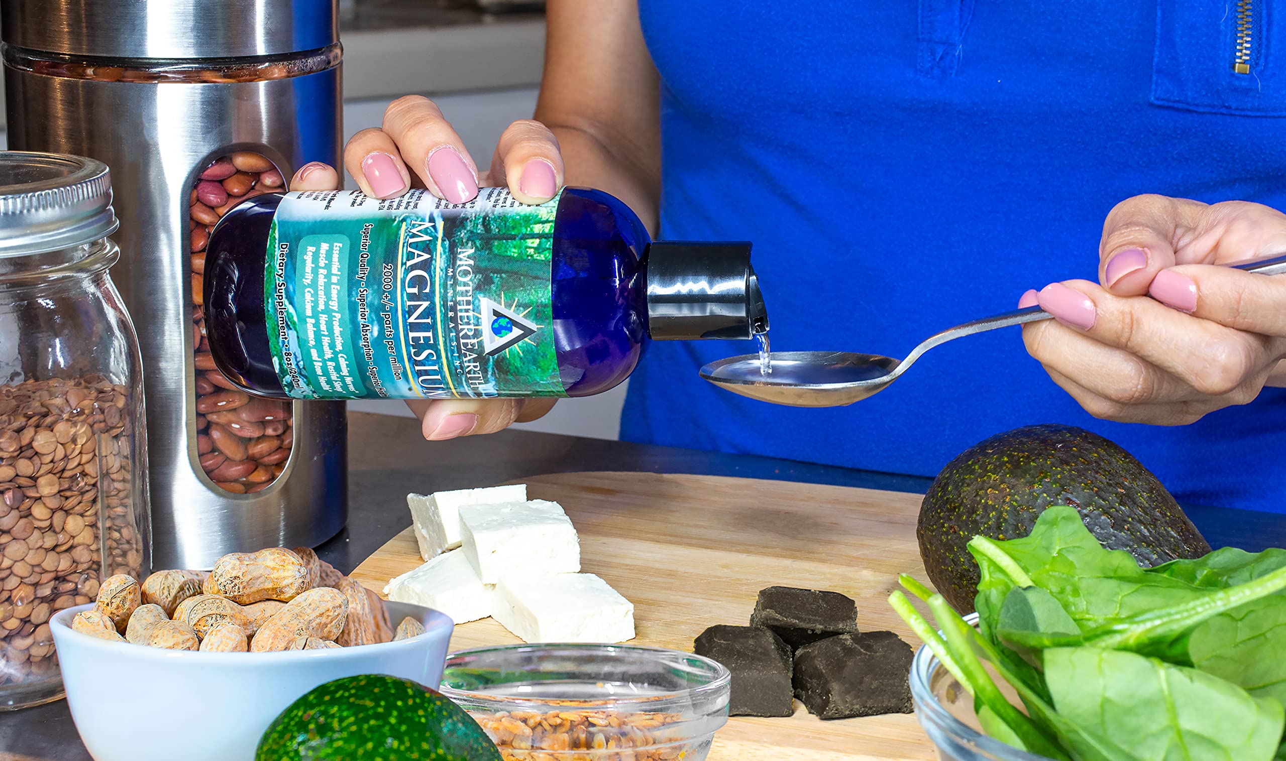 Mother Earth Minerals Ionic Liquid Magnesium 227g packaging details