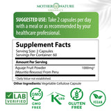 Mother Nature Organics Aguaje Superfood Powder scoop