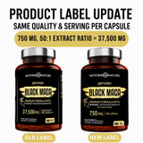 Mother Nature Organics Black Maca Root Capsules bottle side view