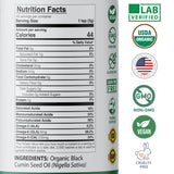 Mother Nature Organics Black Seed Oil 227g in a kitchen setting