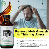 Mother Nature Organics Black Seed Oil 227g with salad dressing