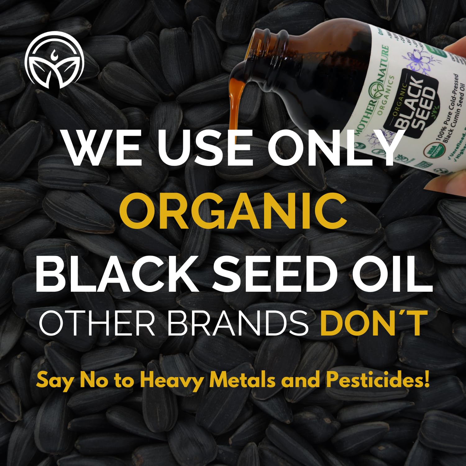 Mother Nature Organics Black Seed Oil 454g in a beauty routine