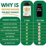 Mother Nature Organics Black Seed Oil packaging details