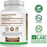 Mother Nature Organics Huanarpo Macho capsules on a wooden table