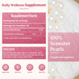 Mother-of-pearl spoon included with Akasha Superfoods Pearl Powder