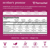 Mother's Promise Liquid Iron Supplement organic berry flavour bottle