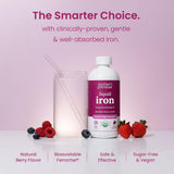 Mother's Promise Liquid Iron Supplement packaging display