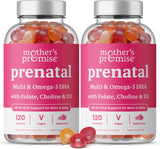 Mother's Promise Prenatal Multivitamin Gummies packaging front view