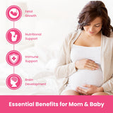 Mother's Promise Prenatal Multivitamin Gummies with Citrus and Raspberry Lemonade flavour