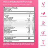 Mother's Promise Prenatal Multivitamin Gummy bottle with gummies