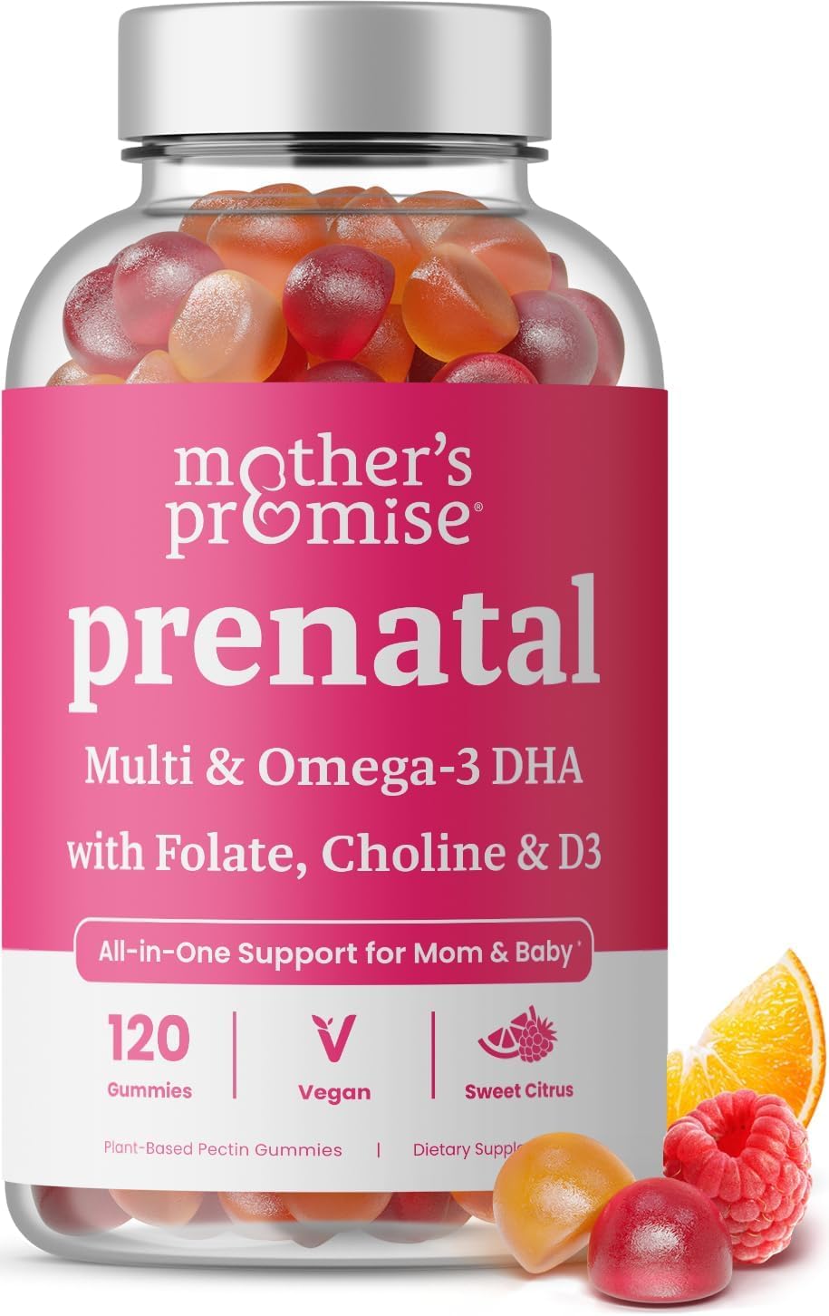 Mother's Promise Prenatal Multivitamin Gummy packaging front view