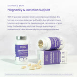 Mother's Promise Prenatal Probiotics 30 Billion CFU capsule on a table