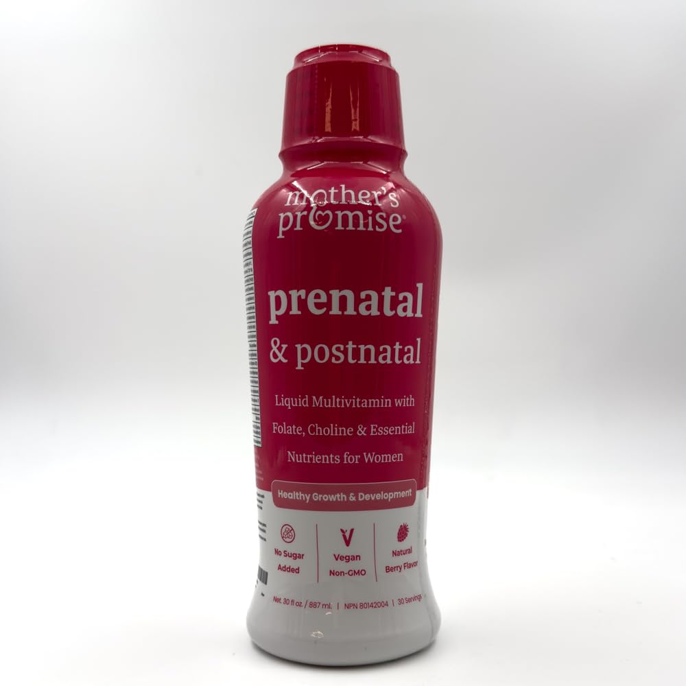 Mother's Promise Prenatal Vitamins Liquid 1021g lifestyle shot