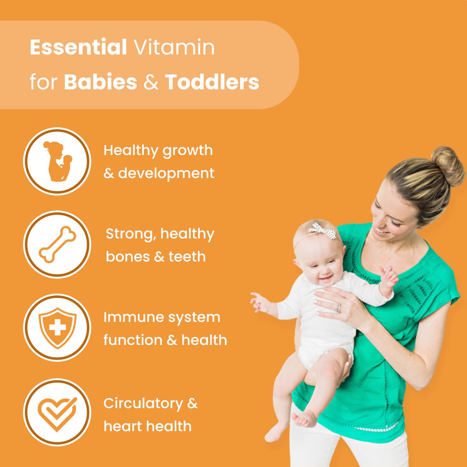 Mother's Promise Vitamin D3 Drops dropper close-up