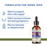 Motherlove Goat's Rue Herbal Supplement bottle with dropper